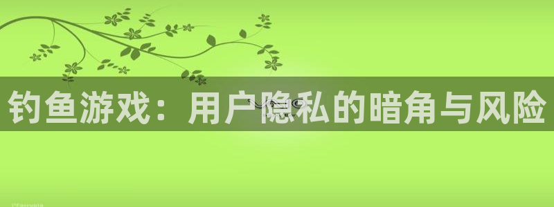 沐鸣2官网注册：钓鱼游戏：用户隐私的暗角与风险