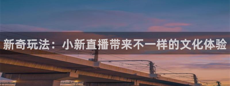鲸鱼体育nba直播在线观看免费：新奇玩法：小新直播带来不一样的文化体验